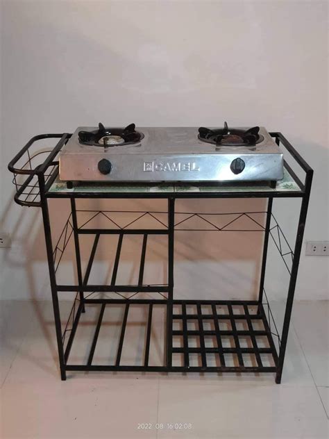 two burner gas stove with stand